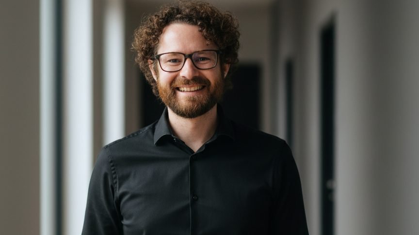 Marco Maier auf dem Weg zu einem Kundentermin